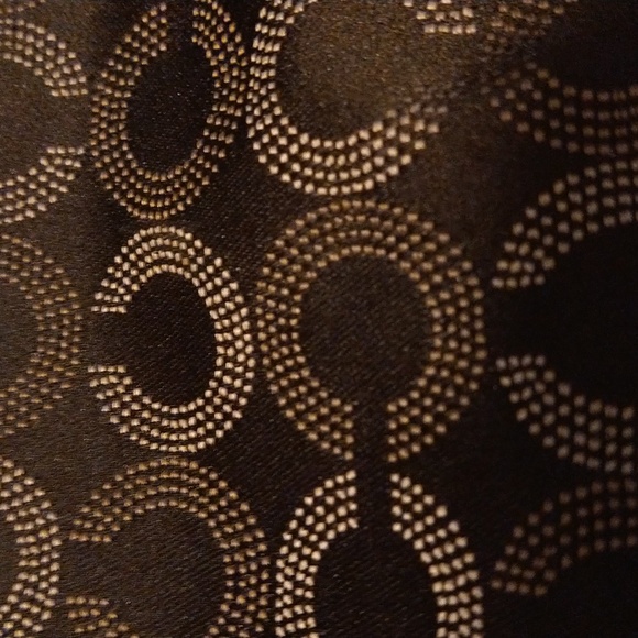 Coach Madison Dotted Pattern. Leather Trim Purse - Picture 5 of 9